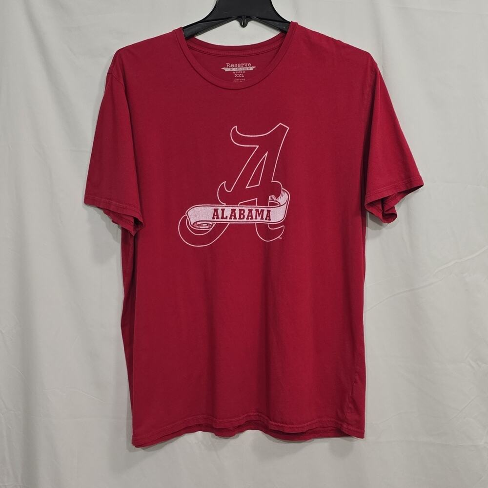 Reserve Collection by Blue 84 2XL Red Crew Neck Short Sleeve Alabama Graphic Tee